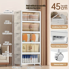 One Layer Stackable Folding Storage Bin Sturdy Mega Size