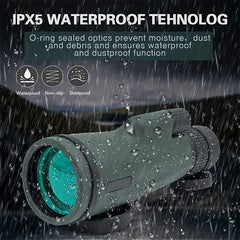 30x50 HD Monocular Telescope High Powered for Bird Watching Camping Hiking