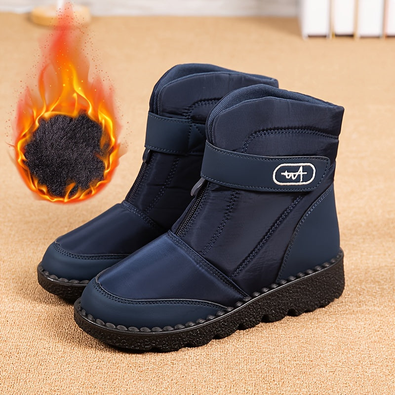 Women's Winter Snow Boots Faux Fur Lined Waterproof Mid Calf