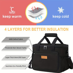 14L Large Insulated Bag Soft Cooler Bag For Women & Men