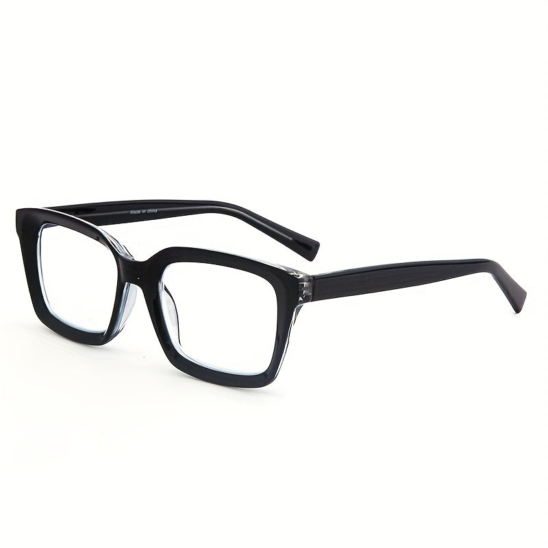 Men's Vintage Business Reading Glasses Spring Hinge Light Blocking