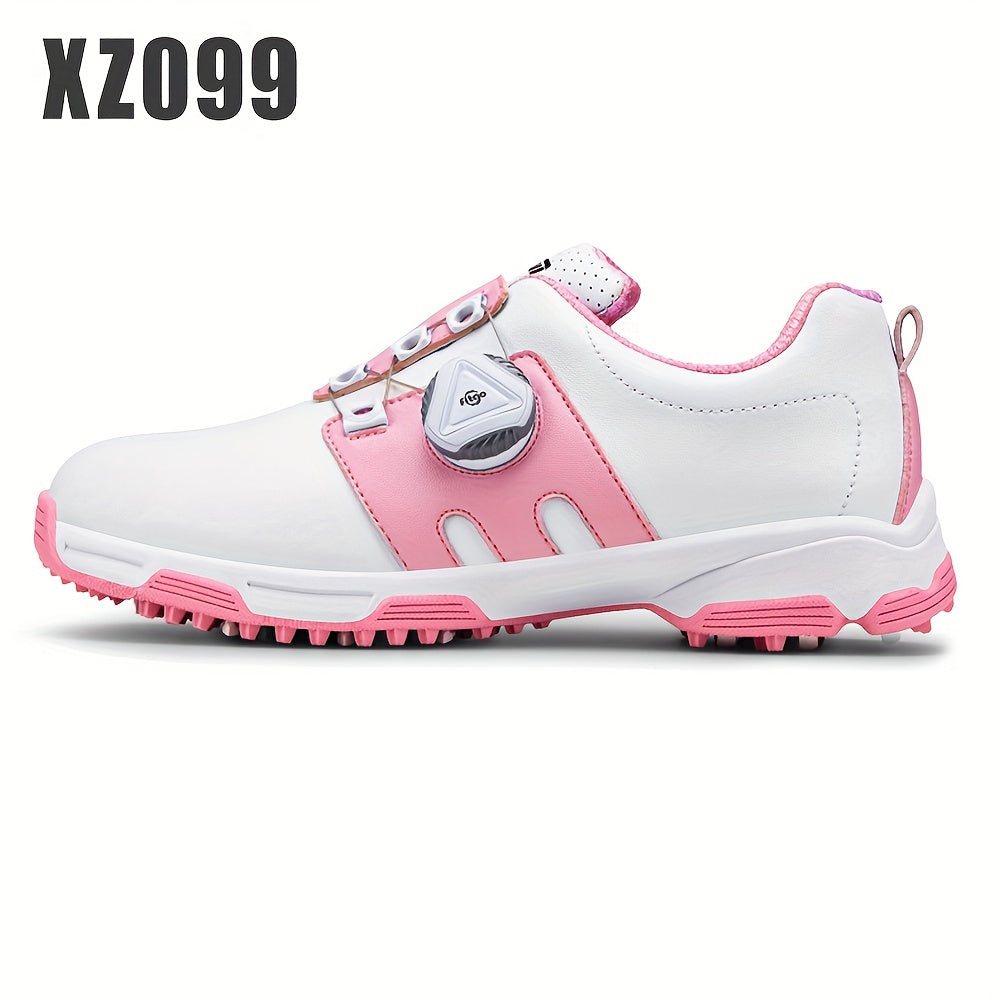 Kids Waterproof Golf Shoes with Rotary Buckle