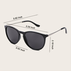Vintage Round Polarized Sunglasses for Women