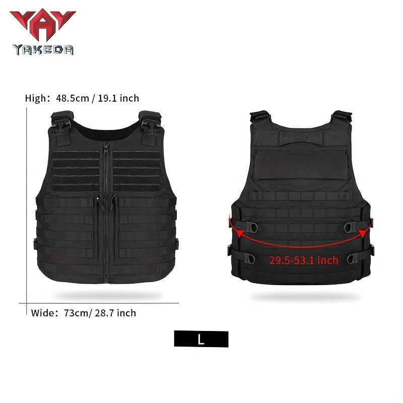 YAKEDA Quick Release Tank Top Vest 1000D Durable & MOLLE Extended System