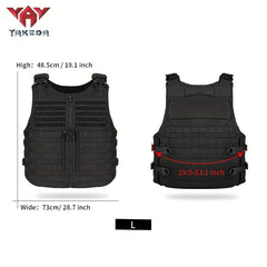 YAKEDA Quick Release Tank Top Vest 1000D Durable & MOLLE Extended System