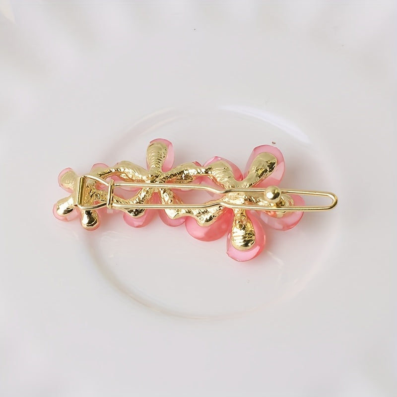 Flower Bobby Pin Back Head Clip Side Clip Bangs Clip Hair Accessories