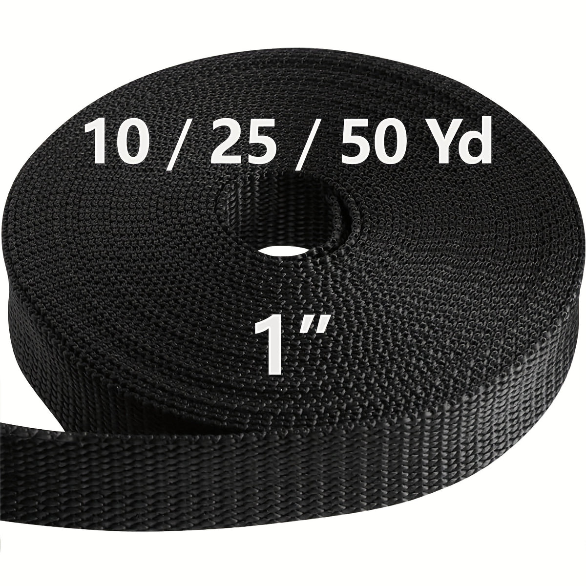 50 Yard Heavyweight Nylon Webbing 2" Wide Polypropylene Strapping