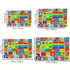 Alphabet Game Large Carpet Area Carpet Soft Washable Non Slip Backing