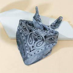 1pc 54 Paisley Print Bandana Tie Dye Western Cowgirl Cowboy Neckerchief