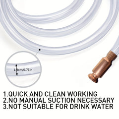 Siphon Pump Red Copper Urea PVC Pipe Extractor