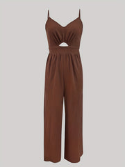 Boho Sleeveless Wide Leg Jumpsuit