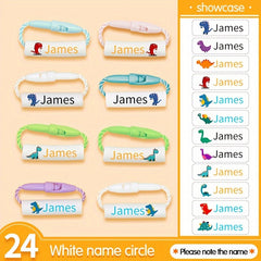 Dinosaur Style Name Ring Buckle Customized Waterproof Lanyard Buckle