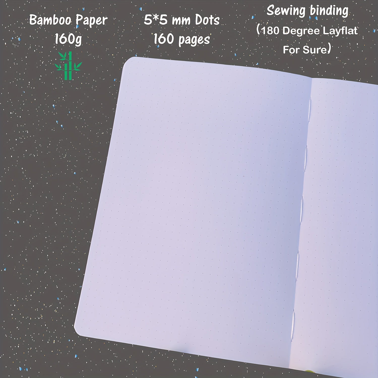 Bamboo Paper Dotted Journal A5 Size Dot Grid Notebook