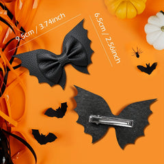 2pcs Bat Wing Hair Clip for Women Girls Halloween Party Costume
