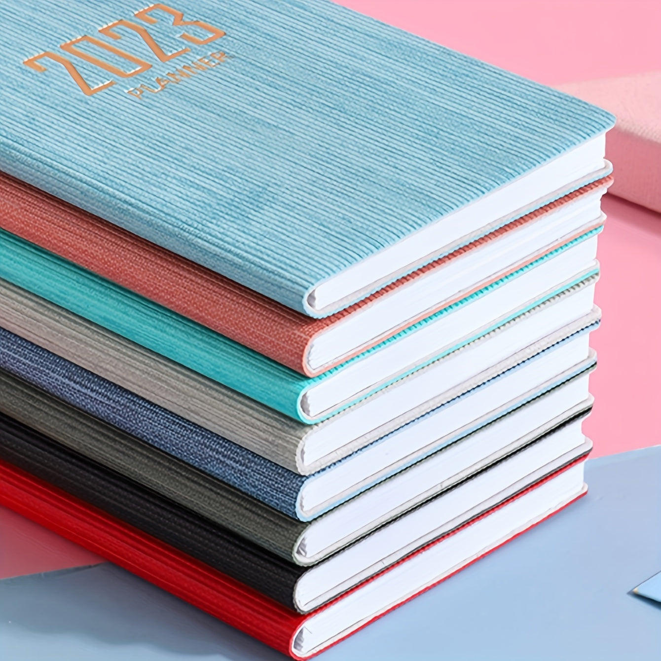 A7 Daily Planner Notebook 60 Sheets English Schedule Book