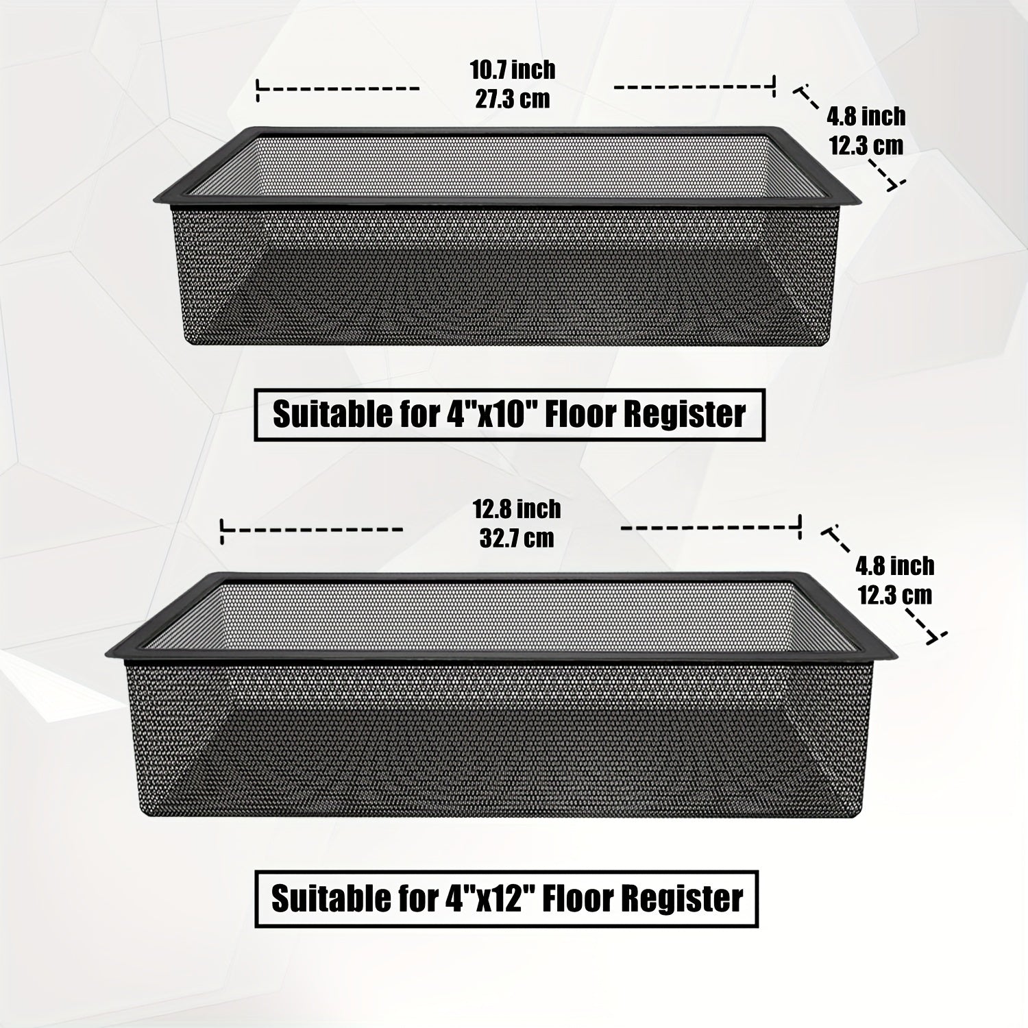 Floor Register Vent Cover Filter Net Air Vent Screen Mesh Covers