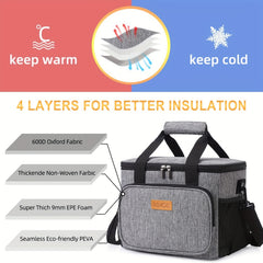 14L Large Insulated Bag Soft Cooler Bag For Women & Men