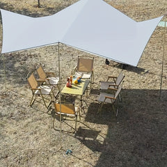 Portable Hexagonal Canopy Sunshade for Camping