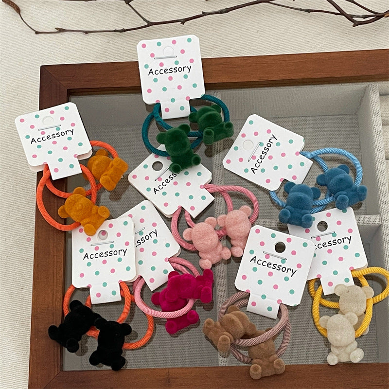 Cute Bear Hair Rope for Women