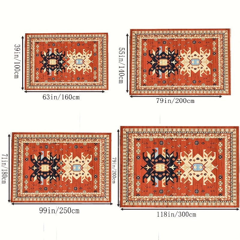Geometric Tribal Area Rug for Home Decor
