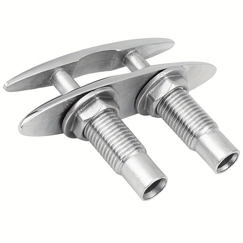 316 Stainless Steel Boat Cleat 12 Pull Up for Anchoring/Mooring