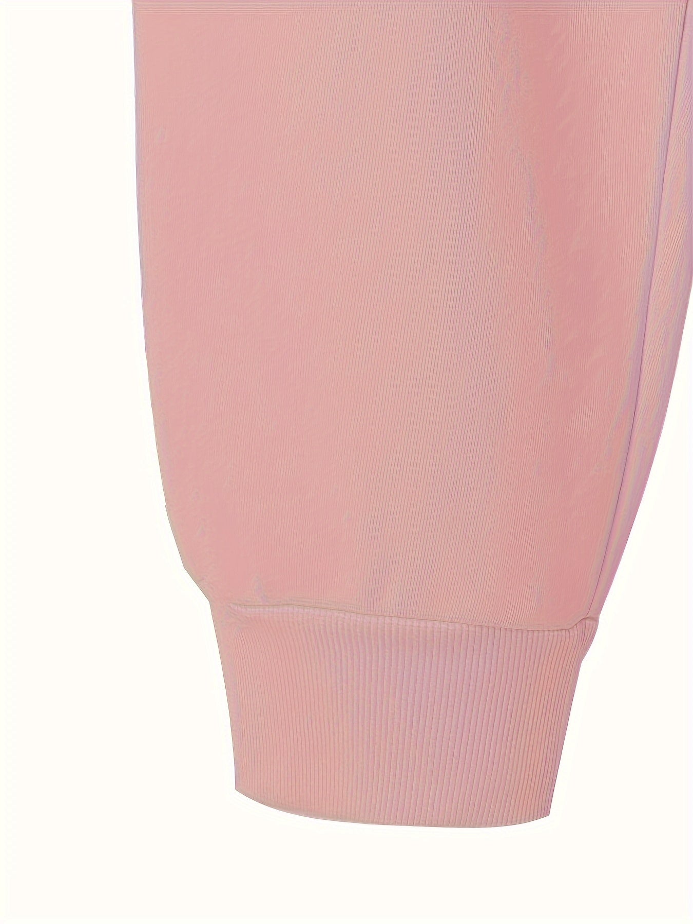 Women's Plus Letter Print Fleece Liner Elastic Drawstring Harem Trousers