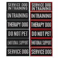 Service Dog Patch for Pet Harness- Training Seal Cloth Patch