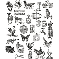 Flower Number Stamps Stencils for DIY Scrapbook, Card Craft Embossing