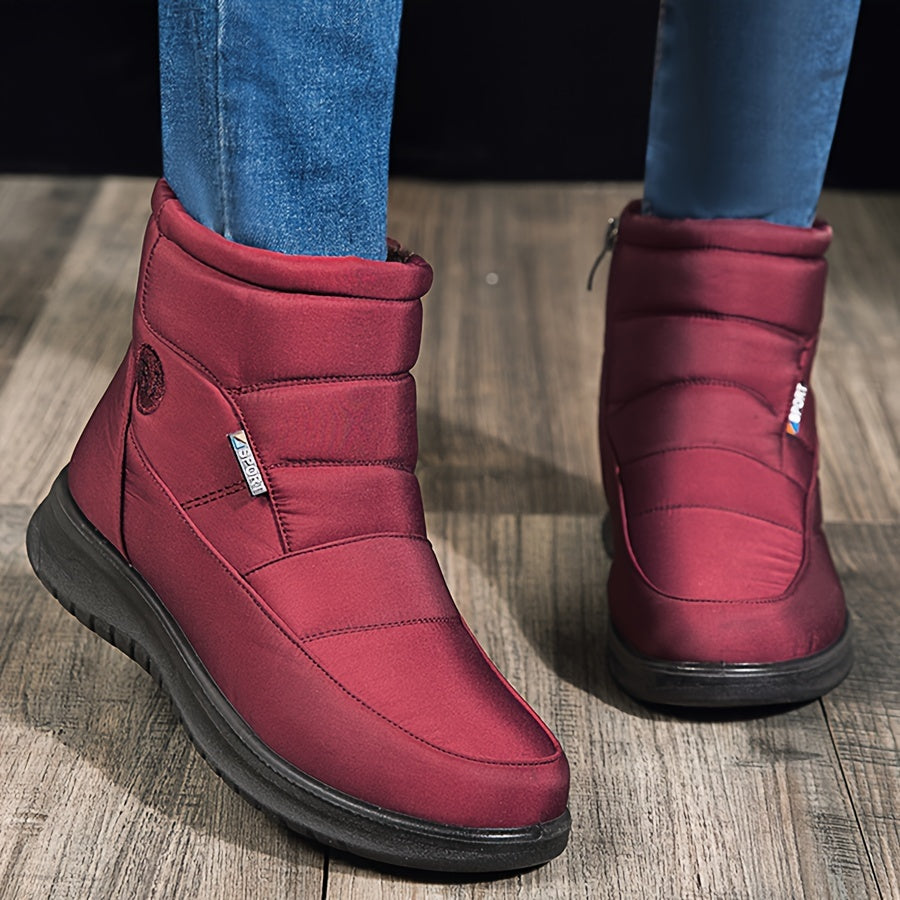 Waterproof Faux Fur Snow Boots for Women
