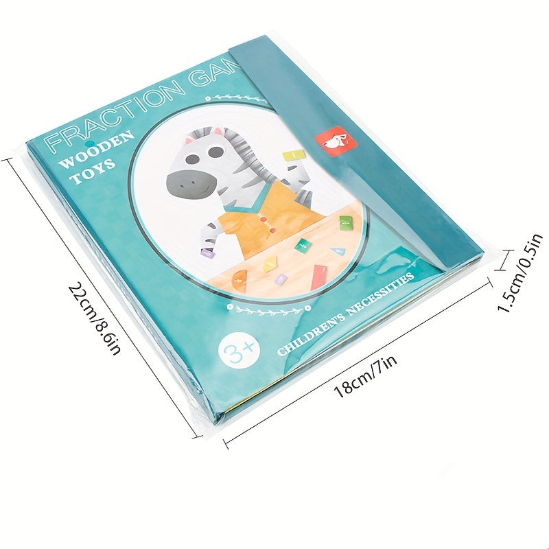 Magnetic Fraction Learning Toy with Addition and Subtraction
