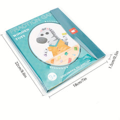 Magnetic Fraction Learning Toy with Addition and Subtraction