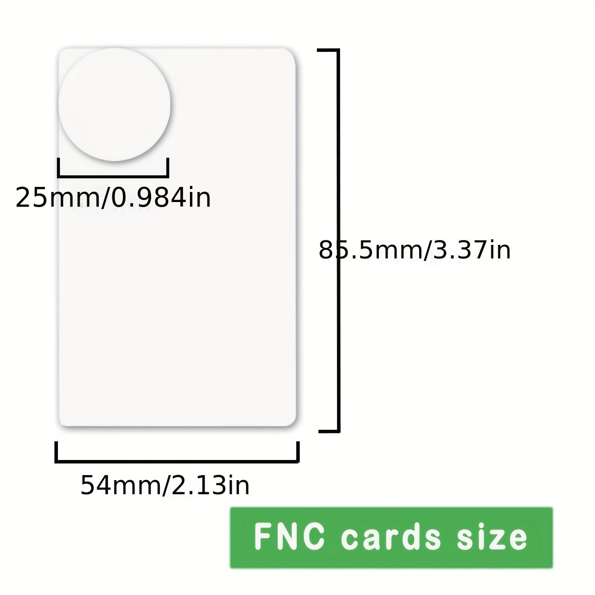 30PCS NTAG215 NFC Coins Tags PVC Cards