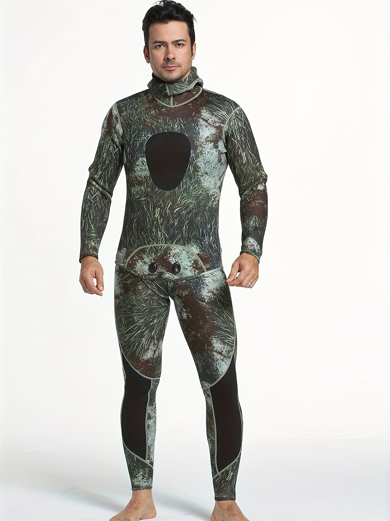 Men's 3mm Neoprene Diving Suit Anti Jellyfish Warm Wetsuit