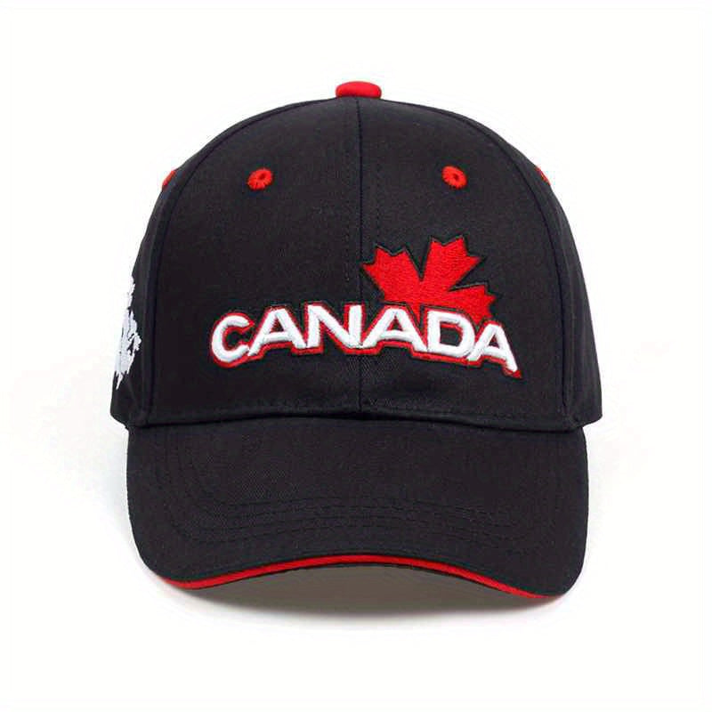Canada Maple Leaf Baseball Cap Embroidery Unisex Casual Sun Hat
