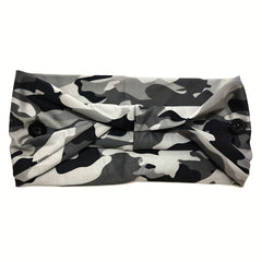 Camo Sports Headband Wicking Elastic Hairband Couple Hair Accessories