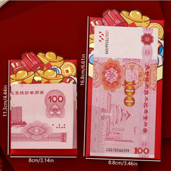 6 12pcs Dragon Year Red Envelope Cartoon 3D Lucky Universal Red Envelope