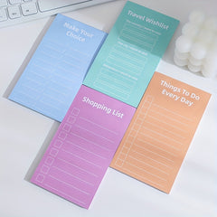 Tourist Memo Daily Plan Student Memo Book