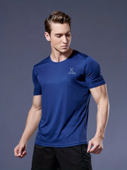 Men's Solid Ultralight Quick Dry Sport T Shirt