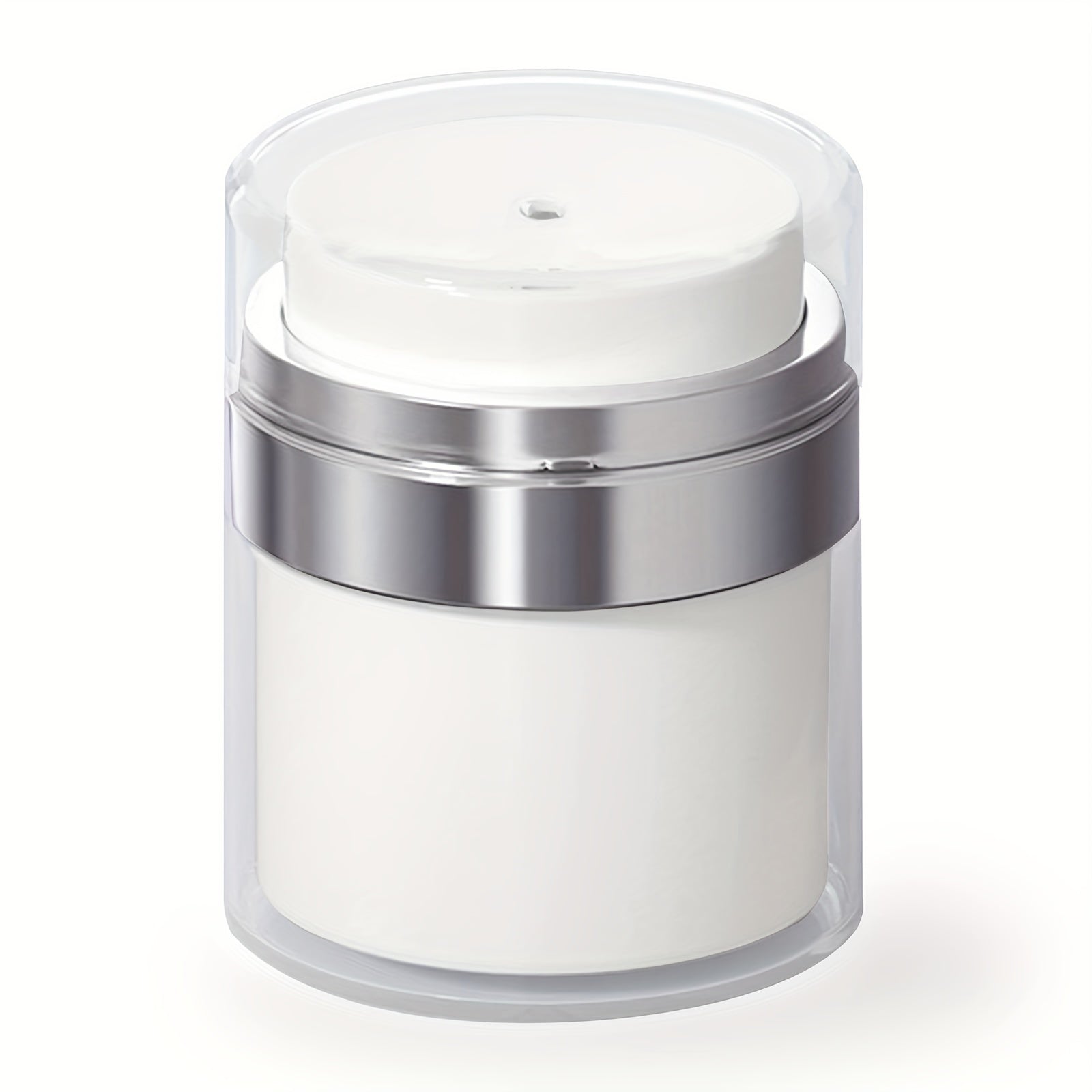 Refillable Airless Pump Jars for Lotions and Creams