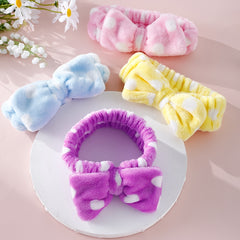 Women's Makeup Headband Soft Bow Hair Band