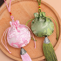 Chinese Spice Bags Dragon Pattern Lucky Bag Hanging In Car
