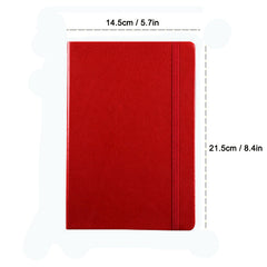 Lined Journal Notebook 200 Pages 5.7 x 8.3 with Elastic Strap