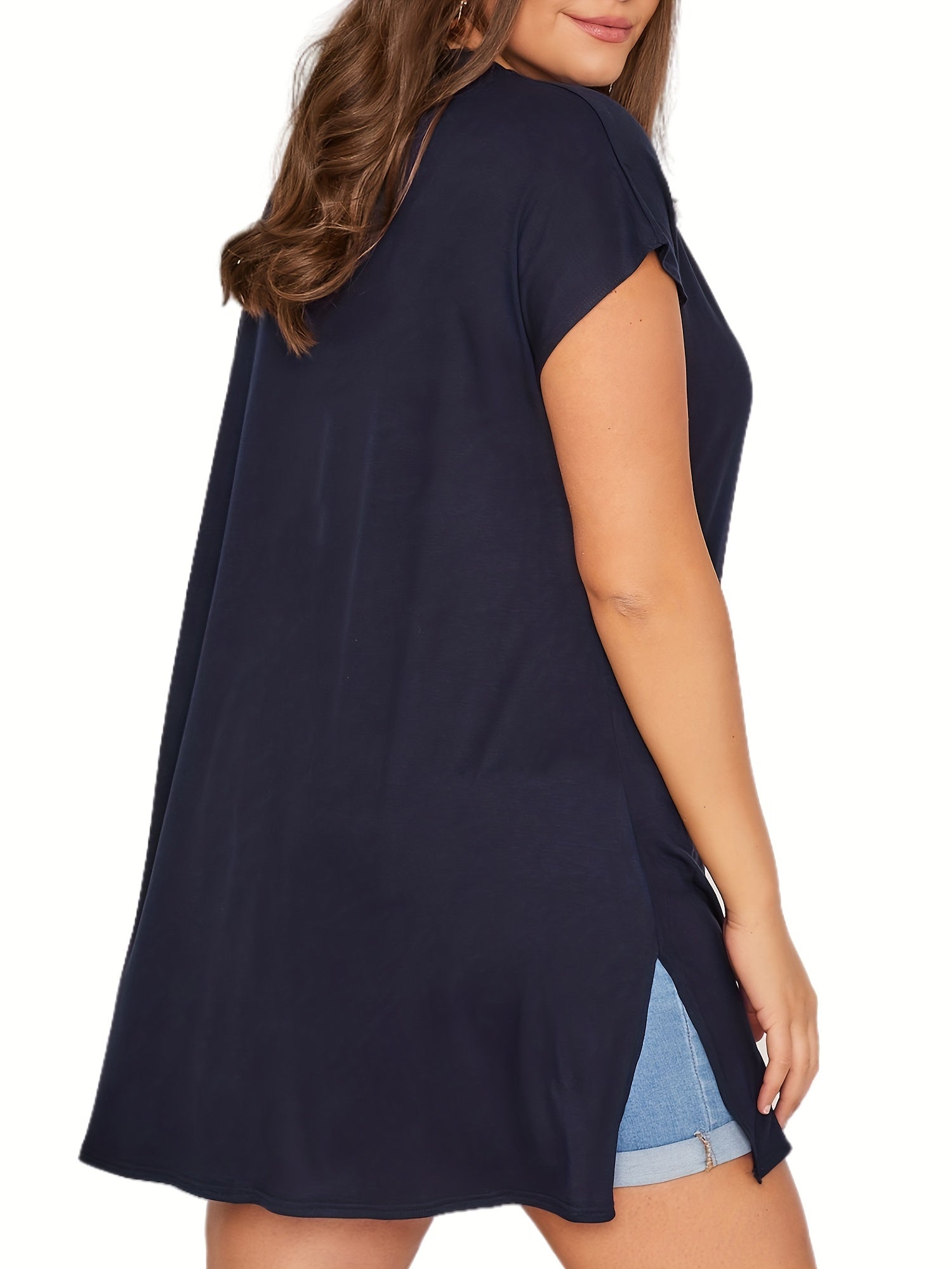  Cap Sleeve Open Front High Stretch Cardigan