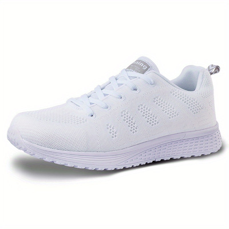 Women's Lace-up Casual Sneakers Comfortable Walking Shoes