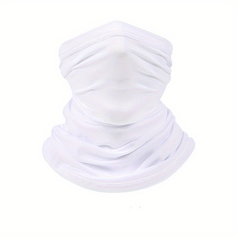 Unisex Neck Gaiter Sunproof Ice Silk Face Covering Breathable Mask