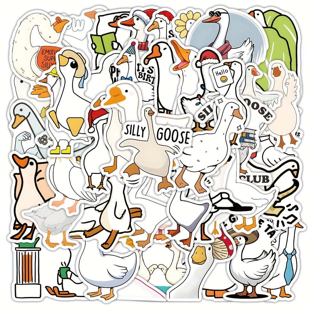 54 Goose Graffiti Stickers for Luggage Water Cup Guitar
