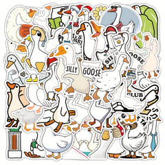 54 Goose Graffiti Stickers for Luggage Water Cup Guitar