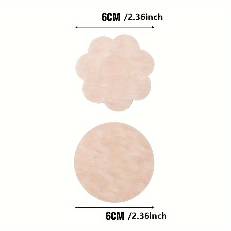 100pcs Disposable Breast Patch Anti-protruding Invisible Wedding Dress