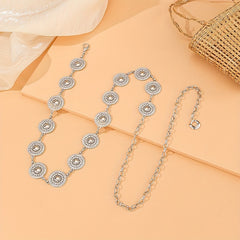 Boho Hollow Out Waist Chain Decorative Belly Chain Dress Girdle