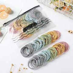 Colorful Rubber Band Hair Rope Women's Head Accessory